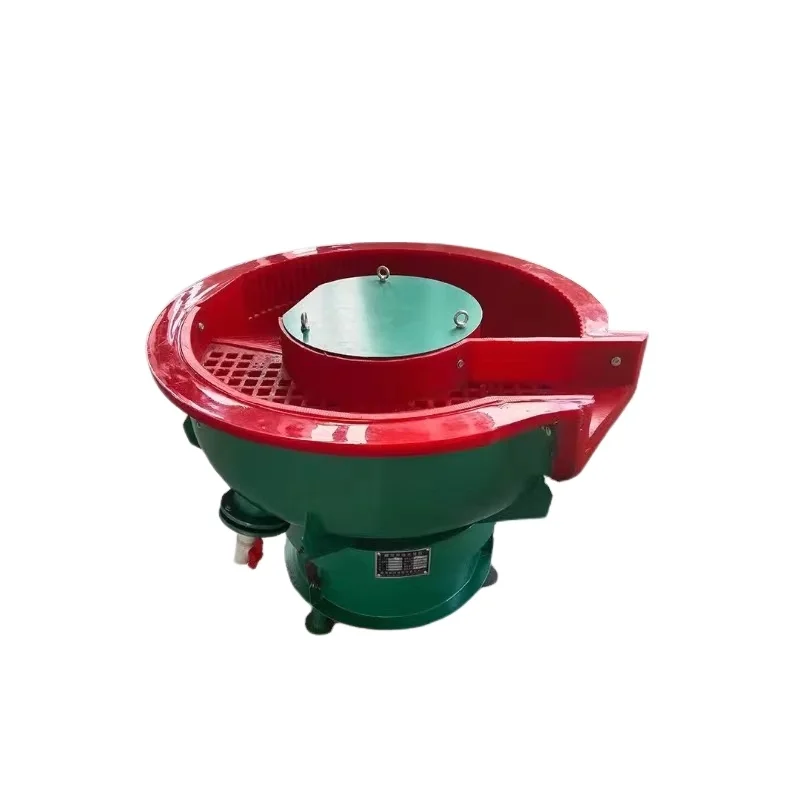 KYY Factory Wholesale Metal Deburring Bowl Tumbling Plate Vibrating Polishing Machine, Zipper Slider Accessories Grinder