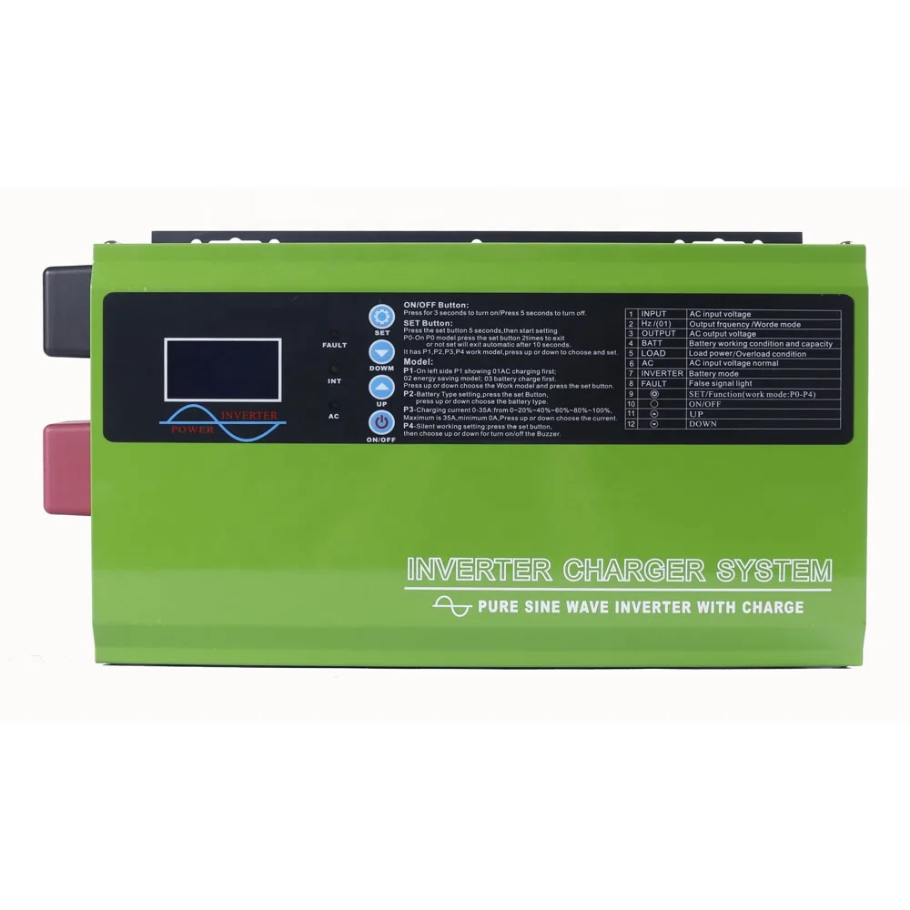 10000w 12000w 8kw hybrid Solar Pure Sine Wave low frequency Inverter 5kva 10kw 12kw DC TO AC with 60A MPPT Charge Controller