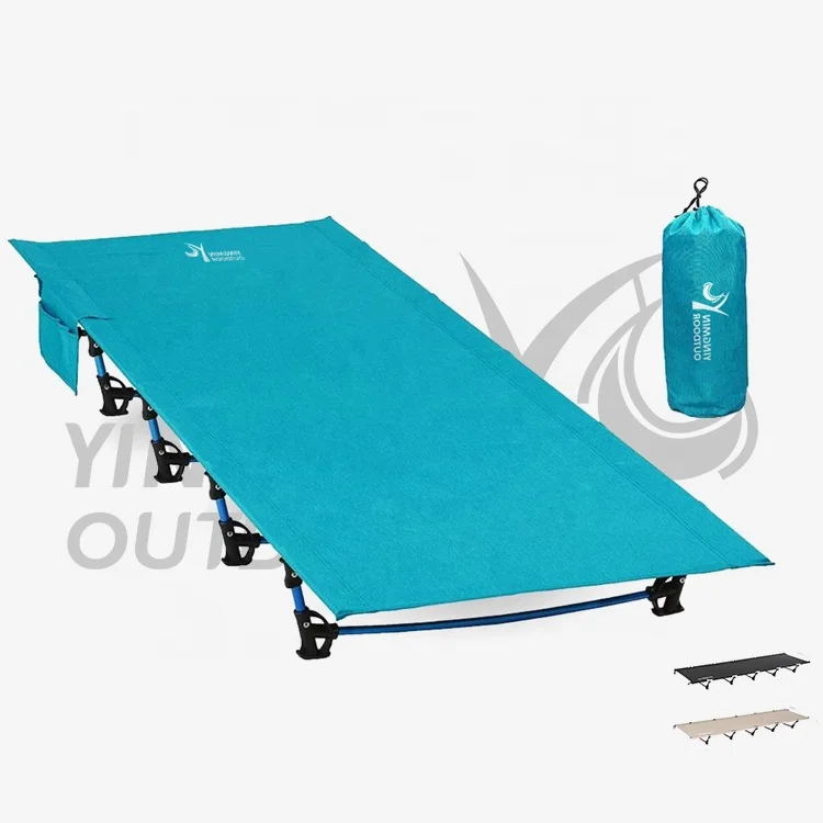 Ultralight Folding Tent Camping Cot Bed Foldable Bed Modern Outdoor Foldable Hospital Camp Bed Tan 190x70x17cm