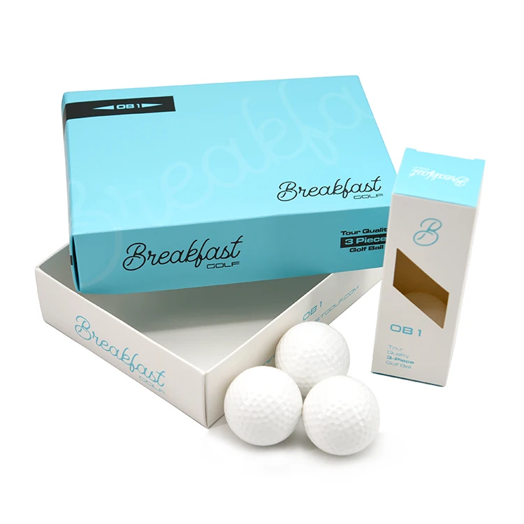 Coated Paper Golf Ball Paper box Sleeve