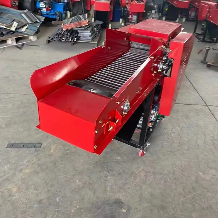 Hay cutter breed cattle and sheep horizontal wet and dry dual-use small large dozen feed cutting straw crushing kneading silk ma