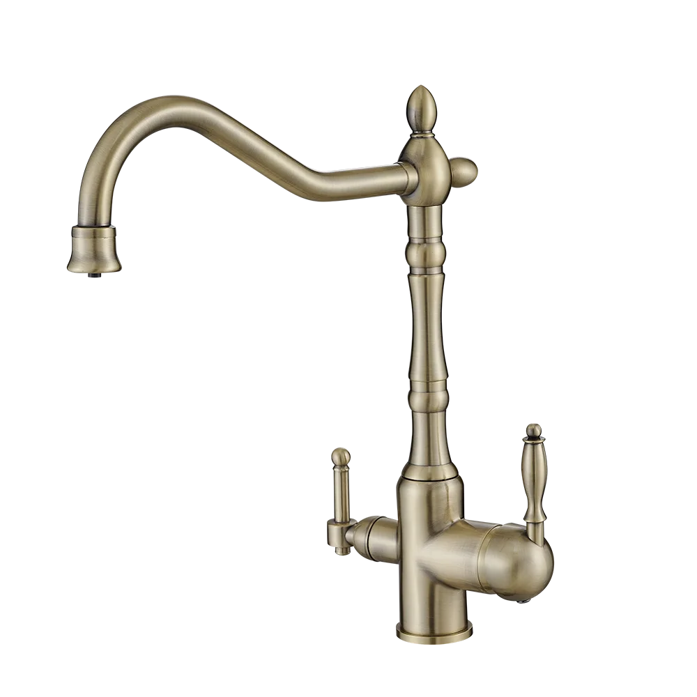3 Way Water Filter faucets spray brass sanitary ware kitchen faucet mixer taps kitchen sink faucet purifier outlet