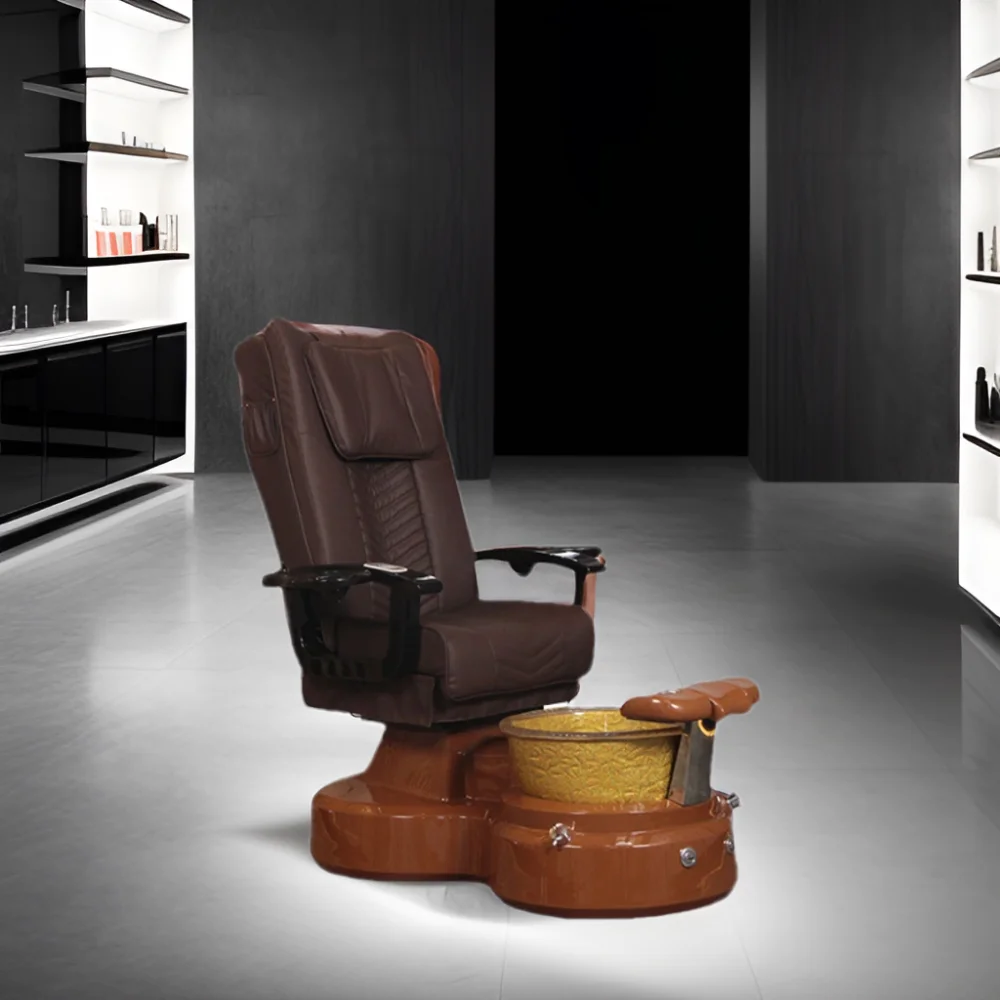 Wholesale manufacturer of nail enhancement equipment diamond leather band massage high end foot chair