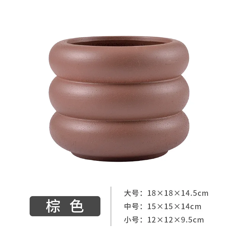 2023 new design colorful succulent planter ceramic pot plant flower pots ceramic pots for indoor plants