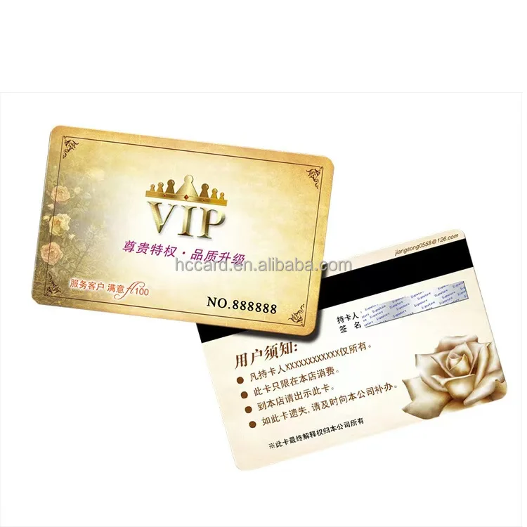 Custom pvc/plastic gift cards with logos and barcodes, QR codes, or magnetic stripes pvc membership/vip card Warranty card