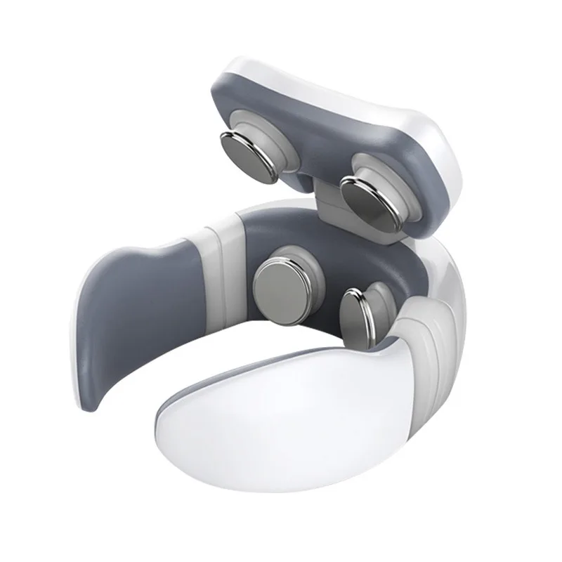 Smart Electric Pulse ems Neck And Back cervical spine therapy acupuncture intelligent neck Massager with Heat