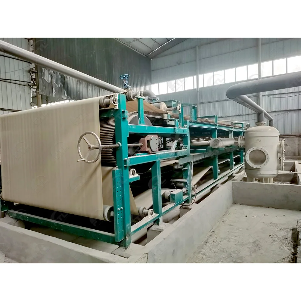 Belt Filter Press Machine for Copper Mineral Mud Dewatering