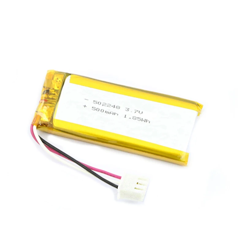 Small Lithium Polymer 3.7V 560mAh 651633 Rechargeable Lipo Battery for Wireless Digital Product