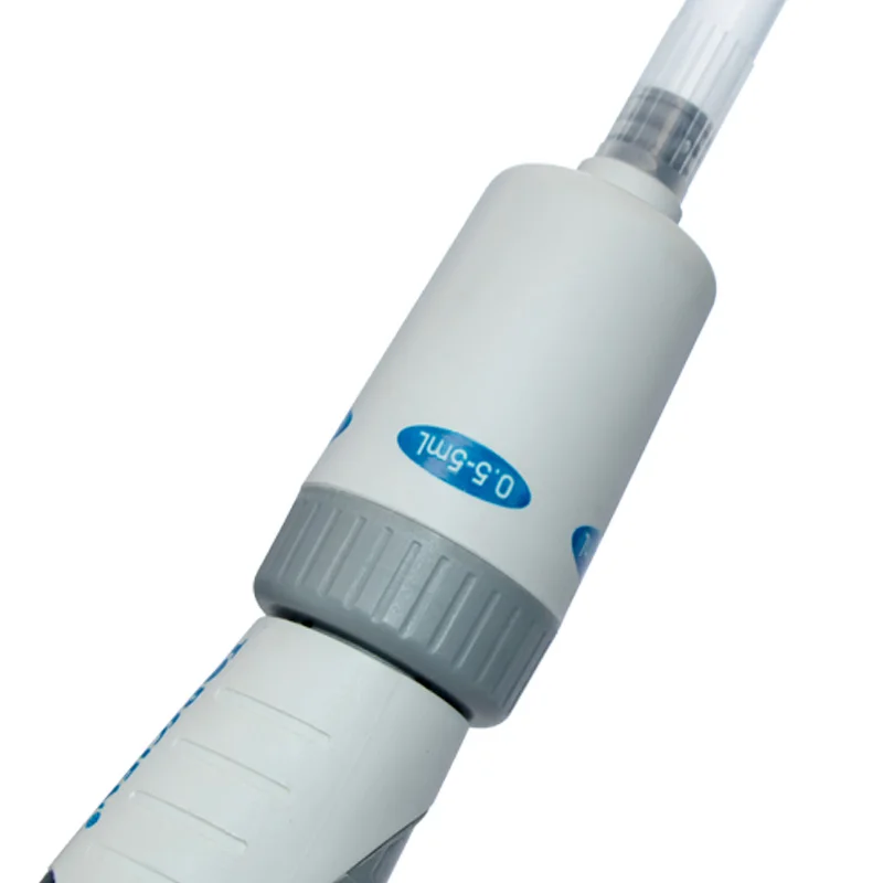 Single channel micro pipette large capacity sampler manual adjustable pipette gun 5 10ml
