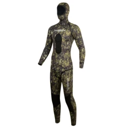 DIVESTAR New Design Camo traje de neopreno  SCR Neoprene Super Stretchy  Long Sleeve Anti-UV Flat Lock Spearfishing Wetsuit
