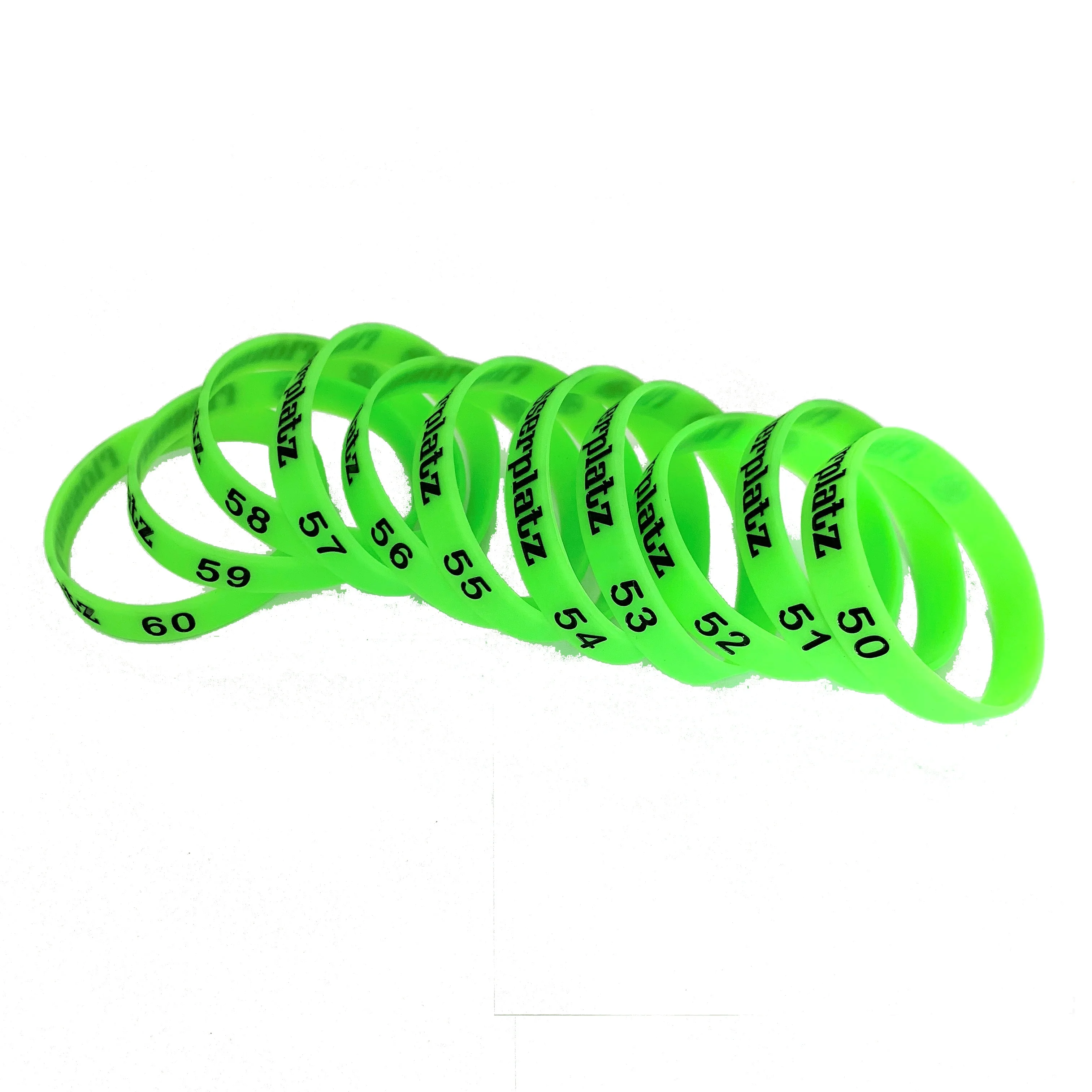 Low Price Jiafeng Silicone Gifts Neon Green Bracelet New Type Sell Well All Types of Wrist Band Silicone Wristband