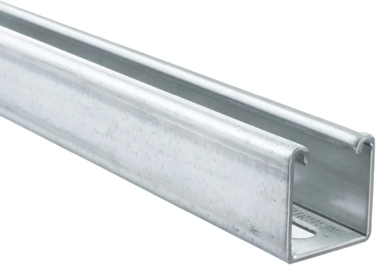 Steel building solar panel strut channel bar slotted plate structural punched stainless steel unistrut china manufacturer