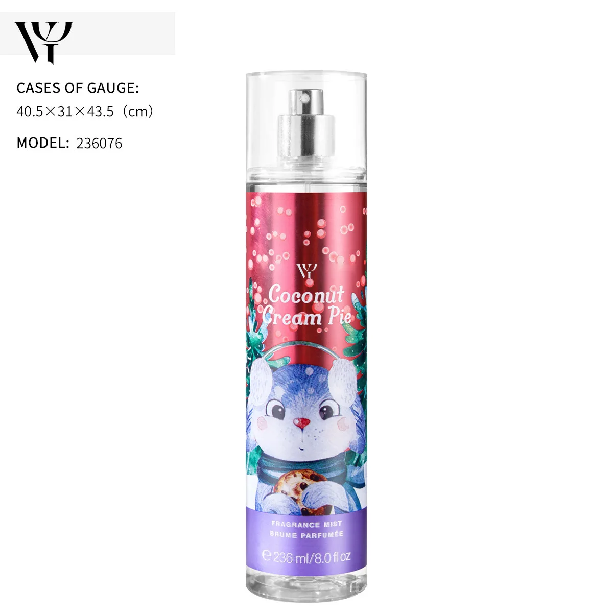 Christmas China Cheap Mist Spray Sweet Romance Attractive 236Ml Sweet Smelling Lady Perfume