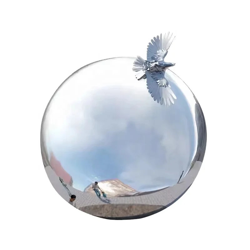 Custom Outdoor Stainless Steel Metal Sculpture Plated Artwork Gift Decoration Outdoor Model Craft