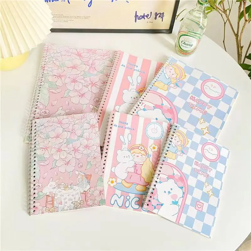 full color spiral release paper sticker sticker book printing