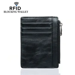2022 New Design Toq Quality rfid Blocking Card Holder Portable PU Leather Credit Card Wallet