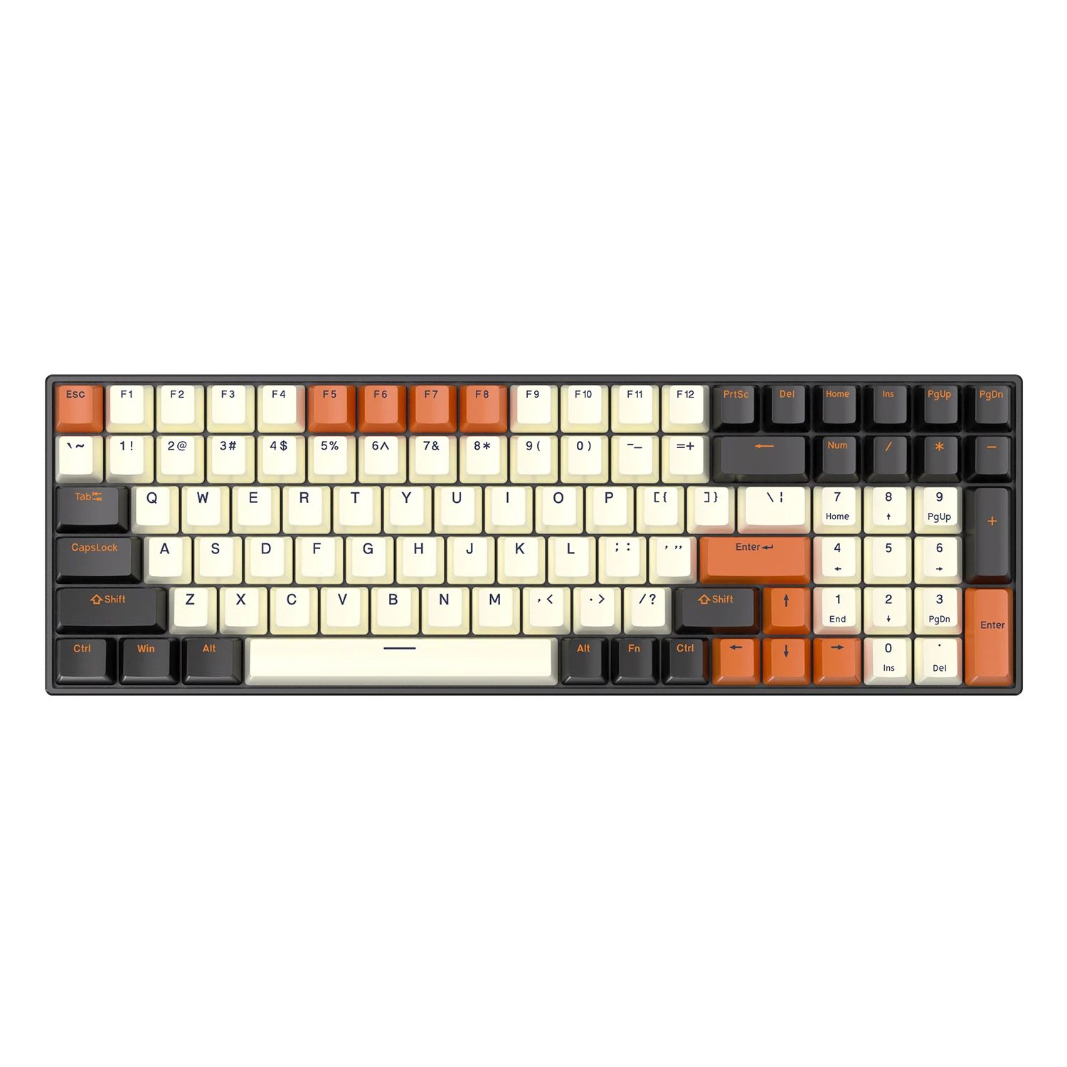 Royal Kludge RK100 colored computer wireless keyboards rgb ergonomic mini clavier gamer usb hot swap mechanical keyboard