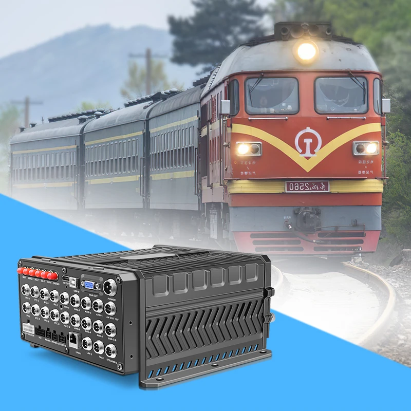 Train 16 channel hard disk recorder high-definition video monitoring system, 8-channel AHD+8-channel IPC support 4G&5G remote