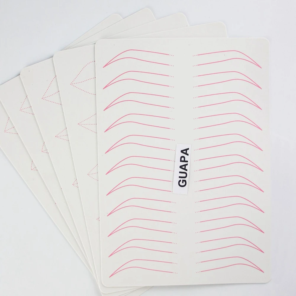 Private Label Oem Permanent Makeup Silicone Pad Lip and Eyebrow Microshading Tattoo Practice Skin Hairstroke practice pad