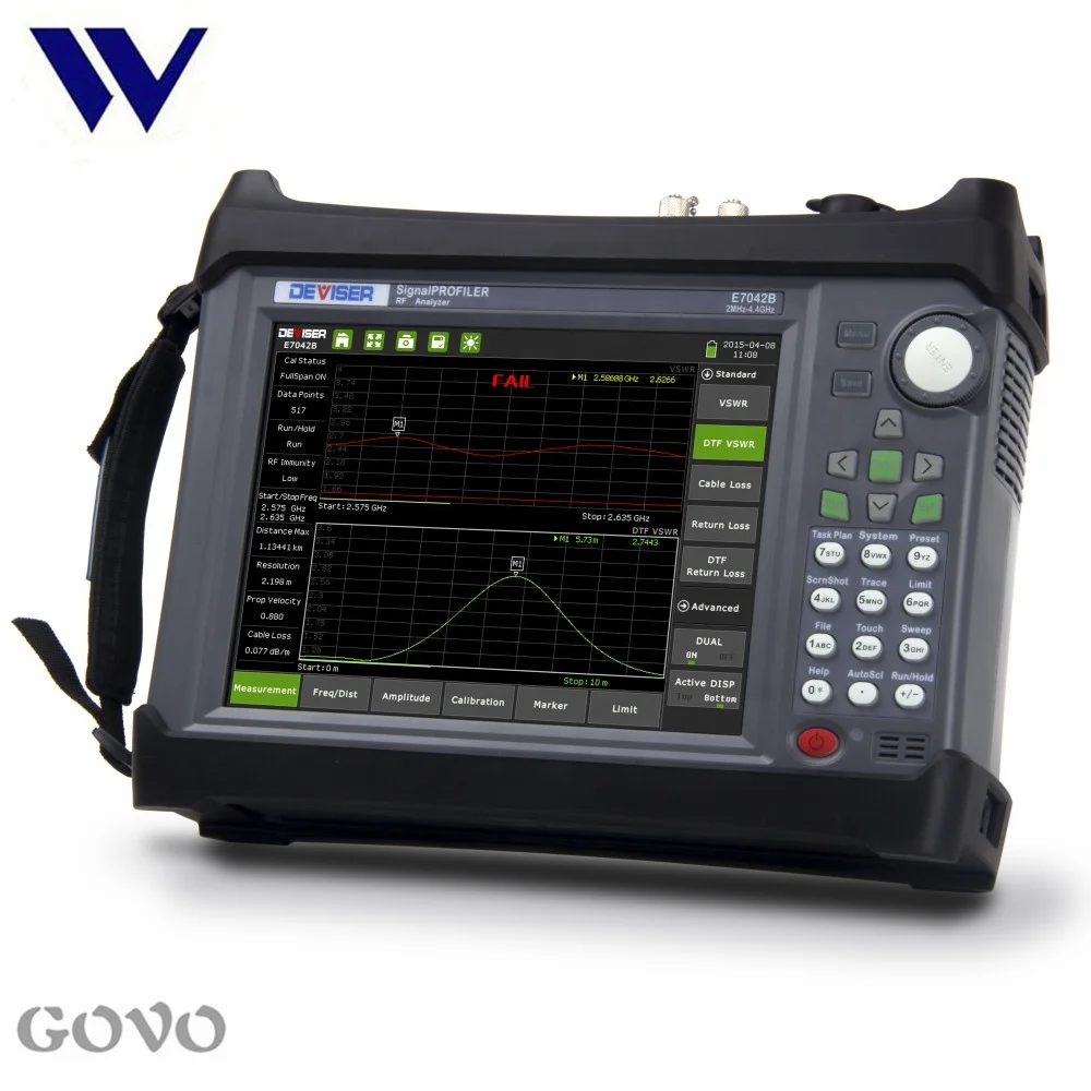 Brand New 8.4 inch screen DEVISER SignalPROFILER E7042B 9kHz~4GHz Spectrum Analyzer 2MHz~4GHz Cable & Antenna Analyzer