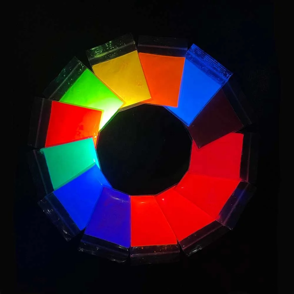 Juliang wholesale UV light neon color pigment for dying colorful fluorescent pigment powder