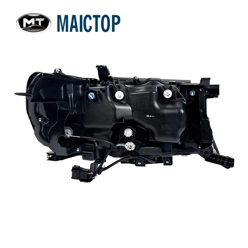  MAICTOP автомобильные аксессуары Автомобильные светодиодные фары 3 ангельские глазки линзы для landcruiser 200 2016-2020 новейший дизайн хорошая