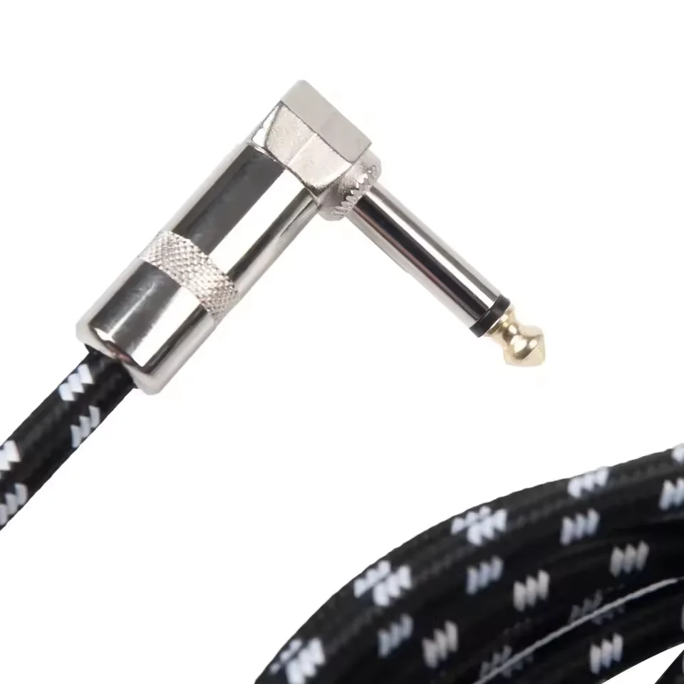 Manufacturer 6.35/6.5mm microphone cable male to male guitar cable, microphone instrument connection 6.5 audio cable