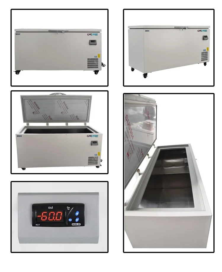 80 chest ULT deep FREEZERS -86 Celsius Ultra-low Temperature Freezer Medical Laboratory vaccine storage chest ult deep freezer