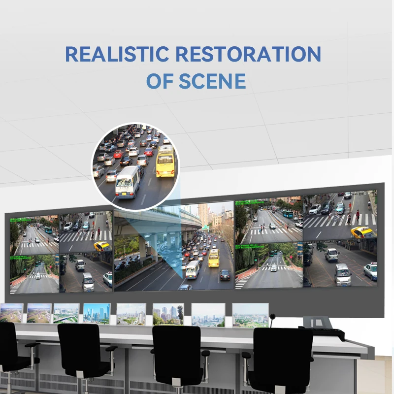 Big Size Frameless Public Safety industrial Lcd Monitor 32 40 43 50 55 65 inch