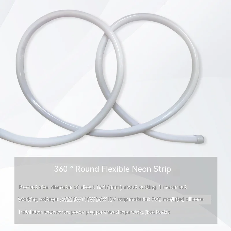 Hot selling ip65 waterproof 360 degrees neon light strip decorative light for indoor and outdoor