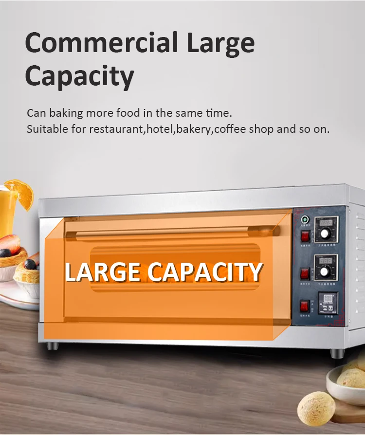 Electric Gas 1/2/3 Deck Bread Baking Machine For Bakery.jpg