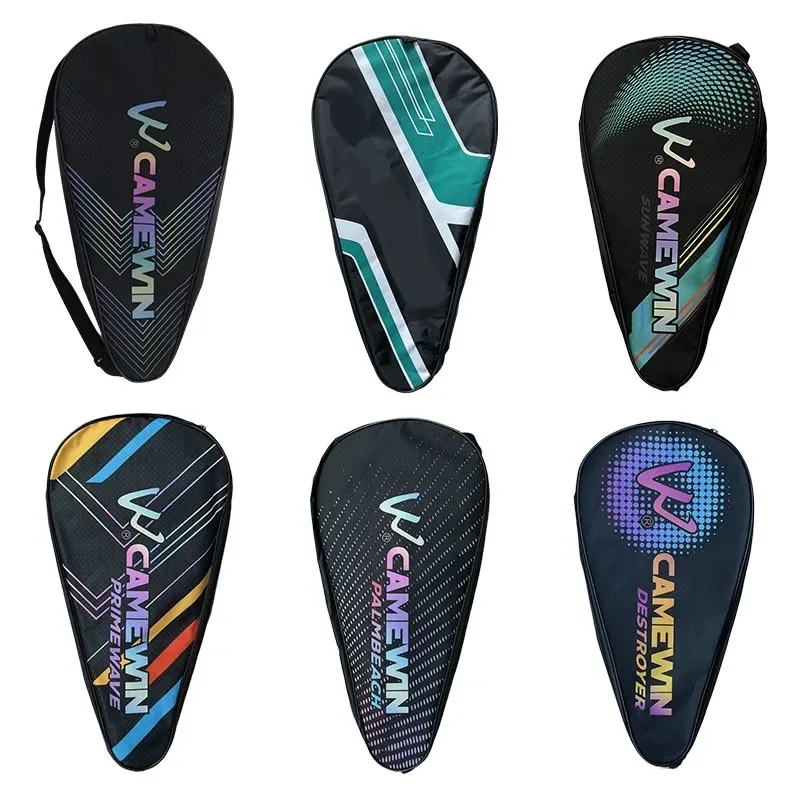 OEM 420D Oxford Fabric Padel Racket Sport Bag Racket cover high quality Lightweight PU Leather Bag Individual Padel Cover