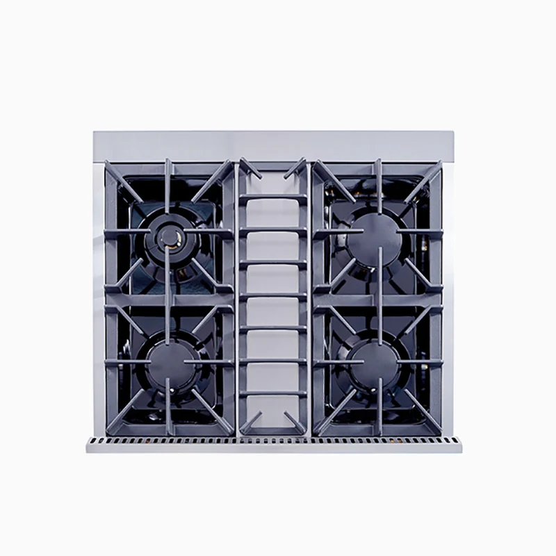  Газовая плита 30 дюймов с 4 горелками напольная газовая кухонной