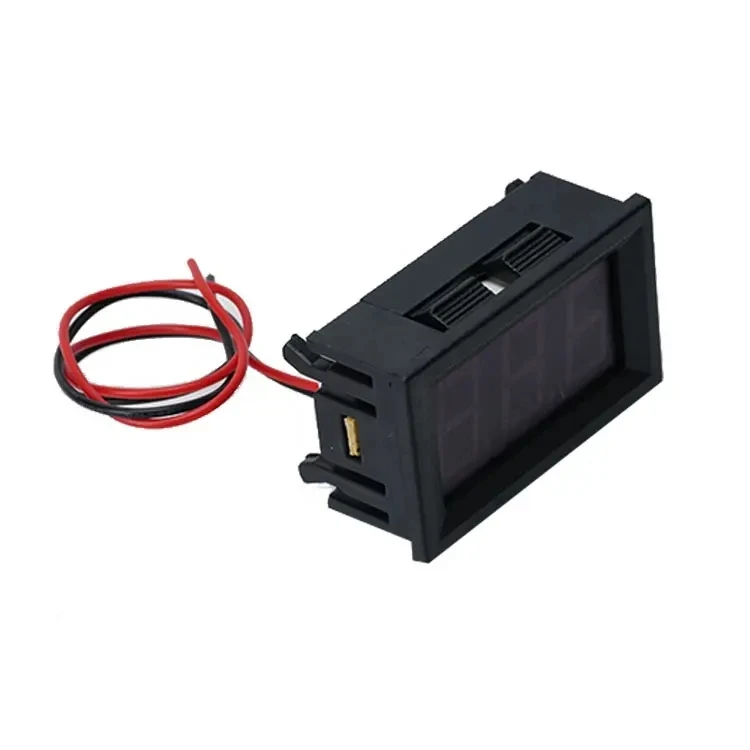 Digital DC Mini Voltmeter 0.36 Inch With 2 Wire Module 4.5V to 30V Red Color Display