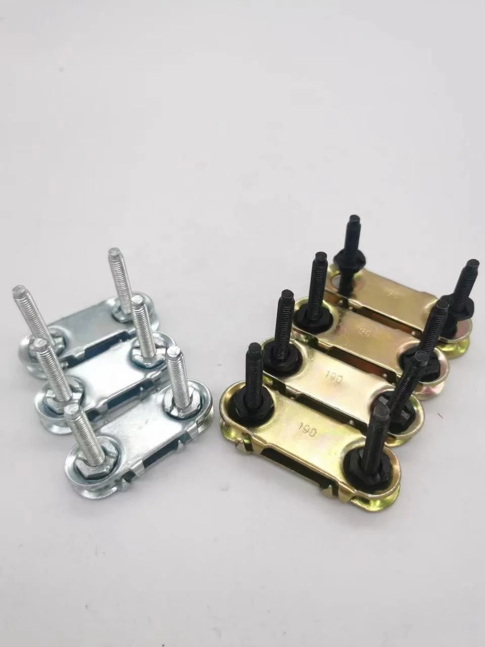 black belt screw fastener for conveyor belt repair