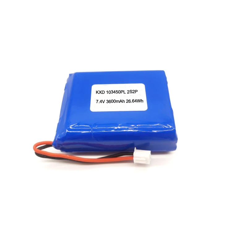 Литий-ионный перезаряжаемый аккумулятор 103450 2s2p lipo 7 2 v 4 3600mah литий-полимерный