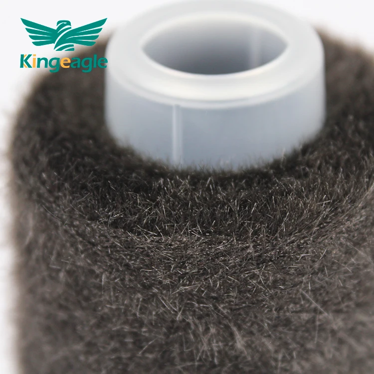 Новый продукт Kingeagle 12 нм/1 1 3 см черная Хрустальная норка волосатая пряжа для вязания