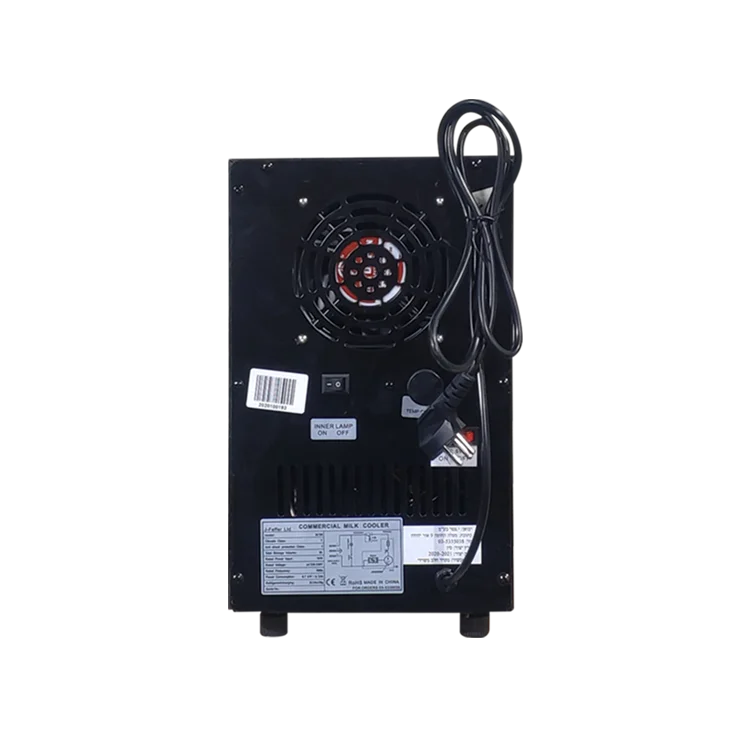 Meisda SC08A 8L electric cooler bulk milk mini fridge with glass door