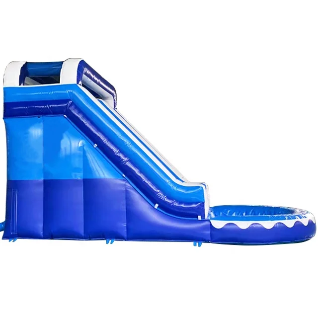 Popular Pvc Tarpaulin Red And Yellow Ball Theme Inflatable Water Slide With Rock Climbing Wall For Kids And Adults