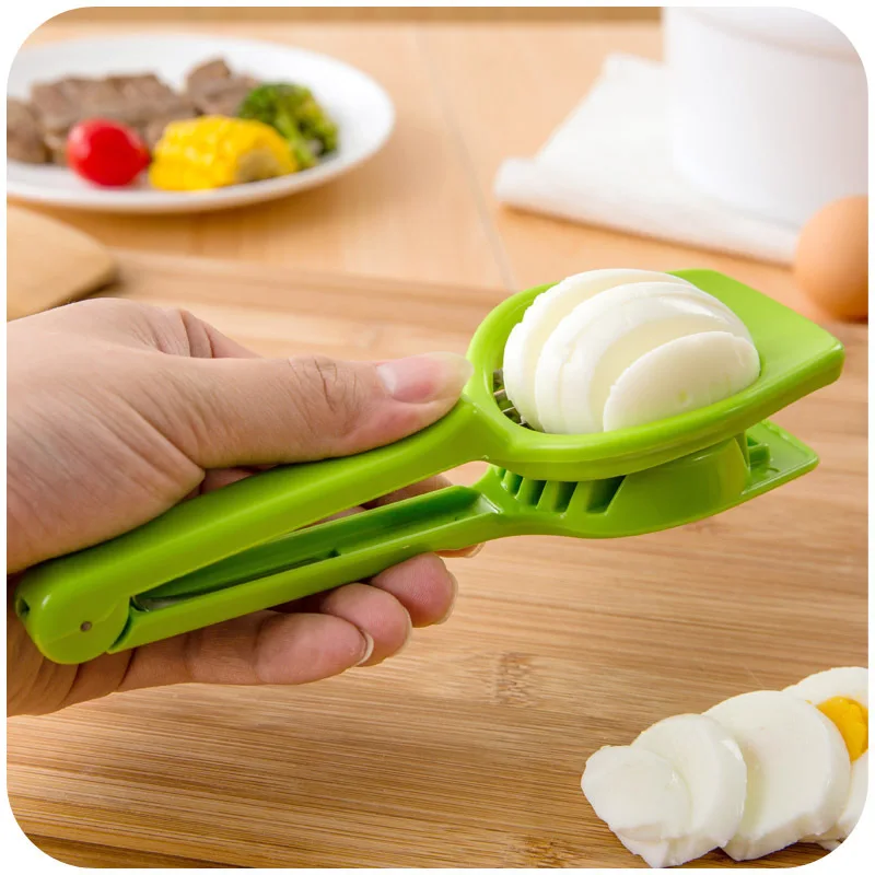 Stainless Steel Handheld Mushroom Kiwi Divider Tomato Cutter Egg Split Device Multifunction Slicing Mould Egg Slicer