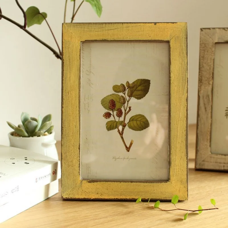 Vintage Photo Picture Frame Antique Rustic Ornament