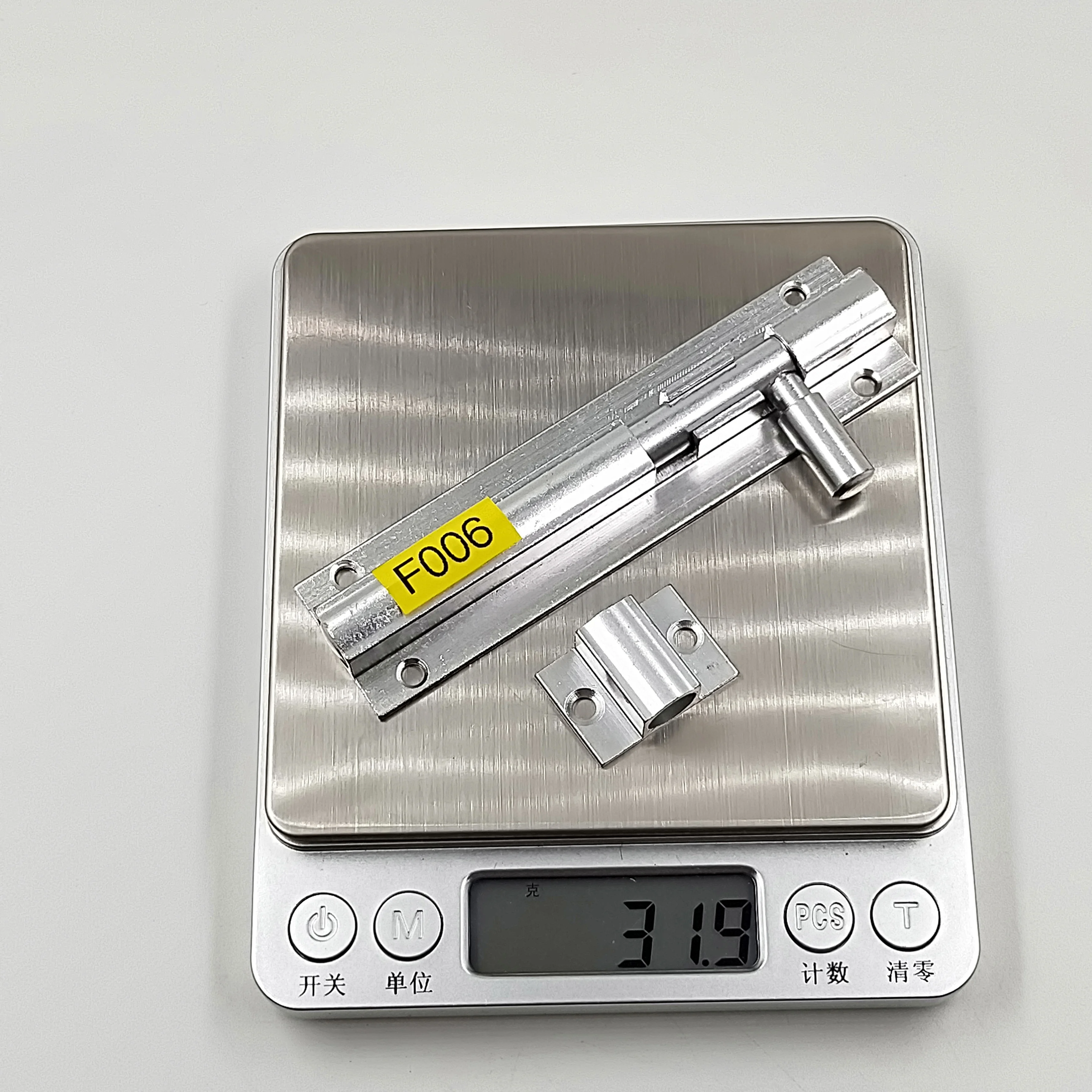 6 Inch Factory Price Hidden Aluminum Flush Bolt for door