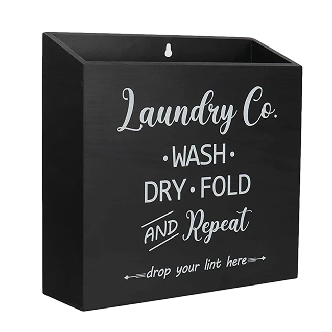 Magnetic Lint Bin for Laundry Room Organization and Storage Bin for Washer and Dryer Supplies