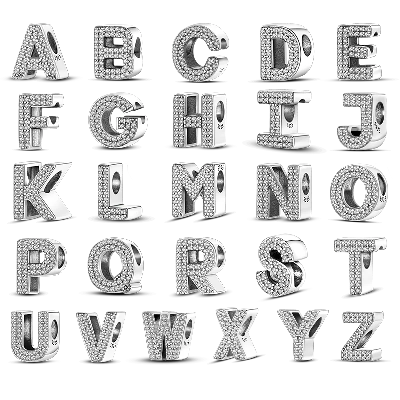 Private Labels 925 Silver Jewelry Original Custom Logo Kawaii  Charms For Jewelry Making