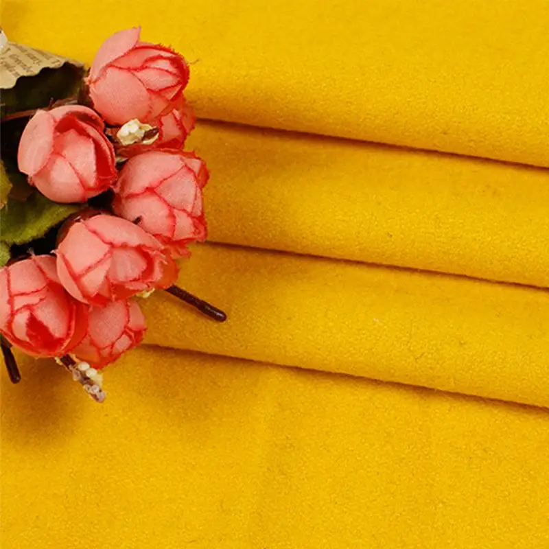 Best-selling 100% wool 400 430 450gsm knit woolen melton fabric for jacket