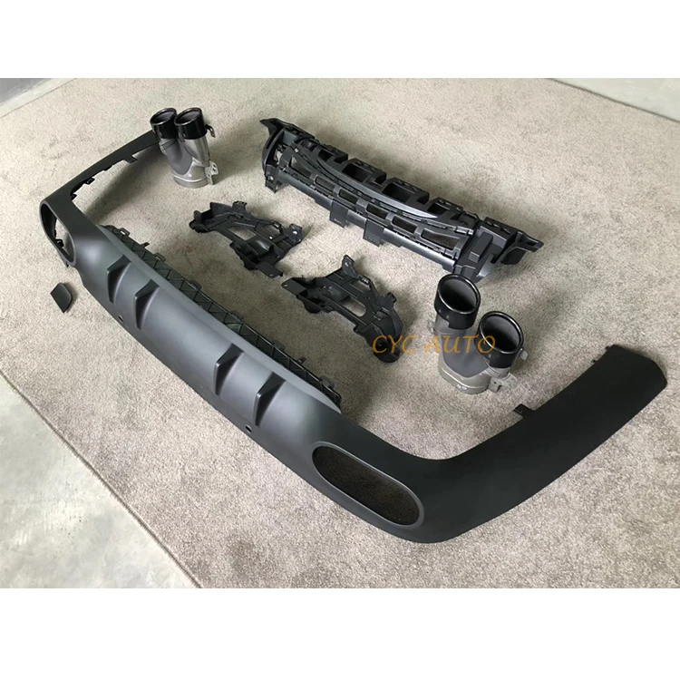 CLS53 AMG style car parts rear bumper diffuser for Mercedes Benz CLS CLASS W257 4-door Coupe C257 2018 2019 2020 2021+