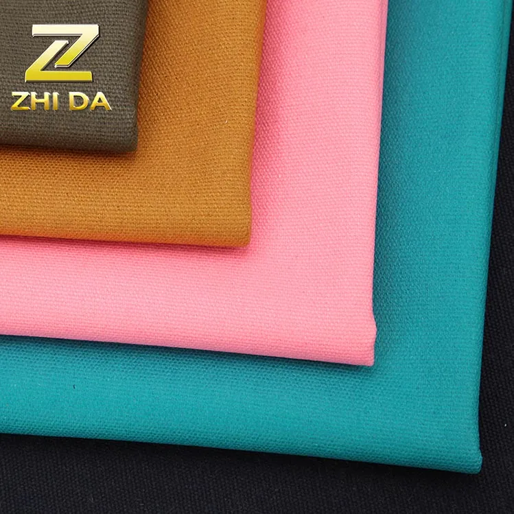 Guangzhou Textile  customized color  waterproof dry wax 100%  cotton fabric rolls for bags