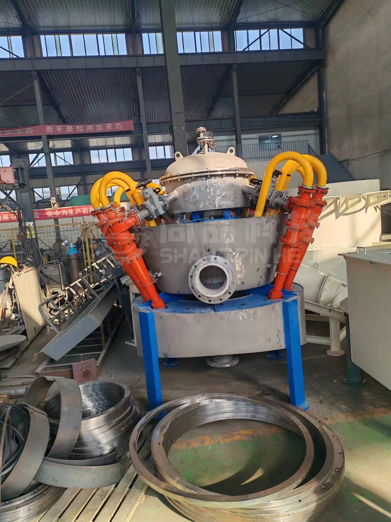 New Stainless Steel Hydrocyclone Separators with Wear-Resistant Polyurethane Cyclone Flotation Separator for Mineral Ore Use