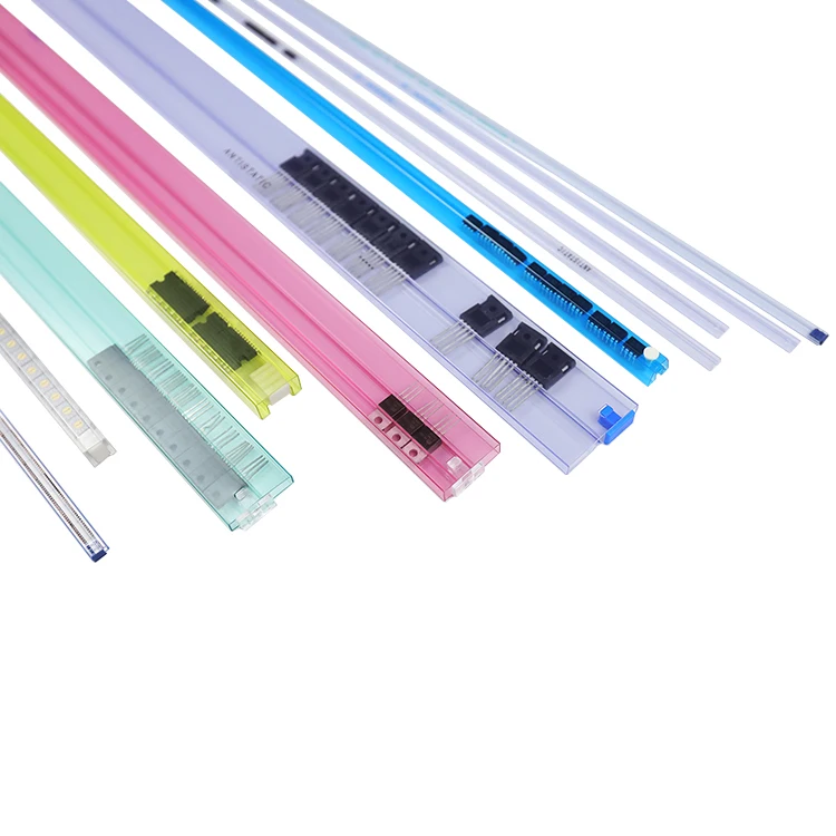 Hard transparent plastic tube Transparent hard pvc pipe/tube Transparent plastic tube packaging