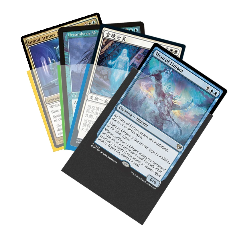 Hot selling New Products 62x89 premium black Yugioh Dragon Shield matte transaction textured matte sleeve